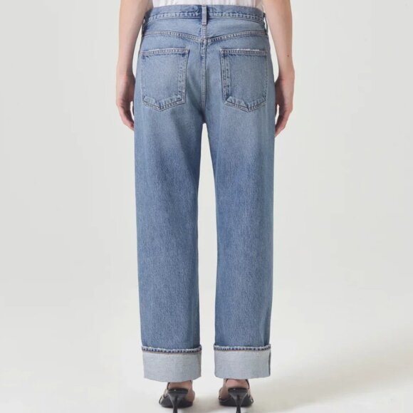 Agolde Fran Low Slung Straight Jeans (34) - Picture 15 of 15